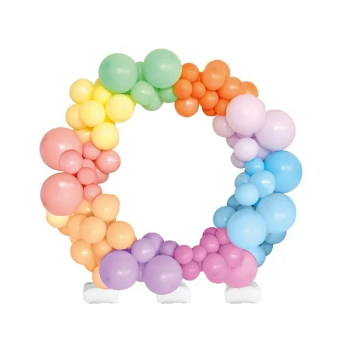 Arche à balons rond Ø 200 cm sur 3 lests à remplir d'eau