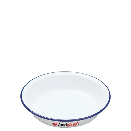 Assiette à pâtes en émail (18 cm)