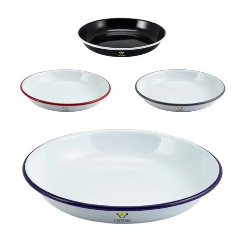 Assiette à riz/pâtes en émail (20cm)