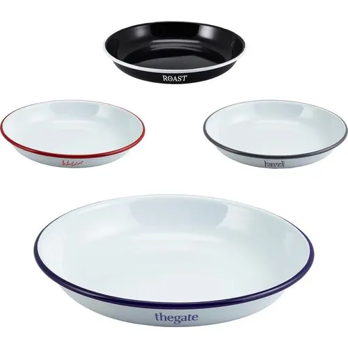 Assiette à riz/pâtes en émail (24 cm)