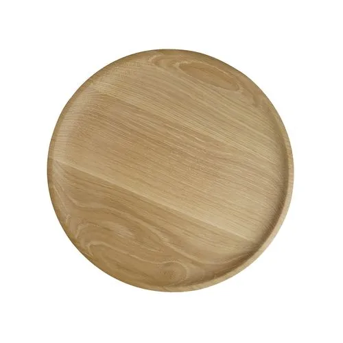 Assiette service bois