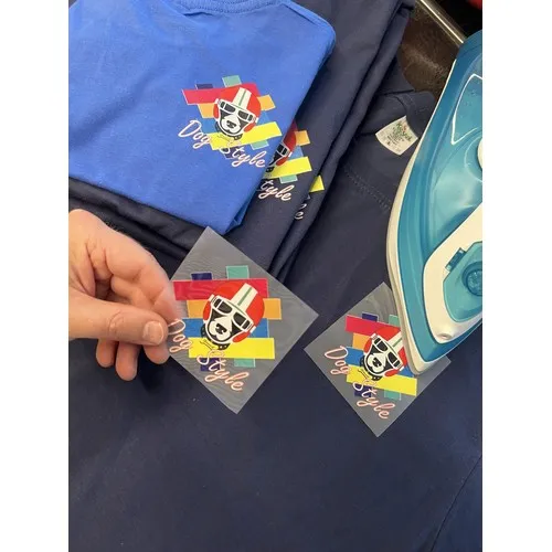 Autocollants thermocollants pour vêtements - 5 x 5 cm