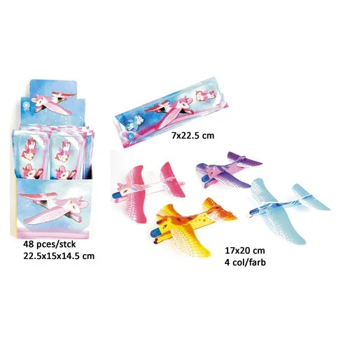 AVION LICORNE 19CM