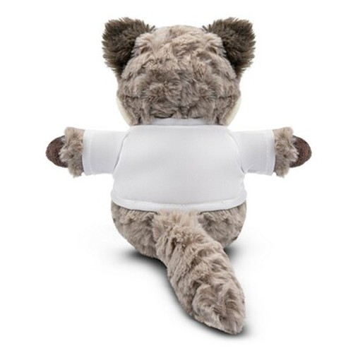 Peluche Loup Personnalisable avec T-shirt Imprimable 18 cm