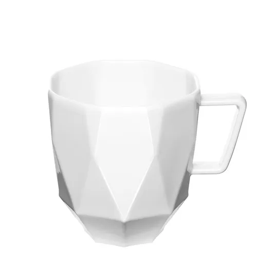 Mug Porcelaine Polygonal Premium 200ml - Personnalisable Multi-Techniques