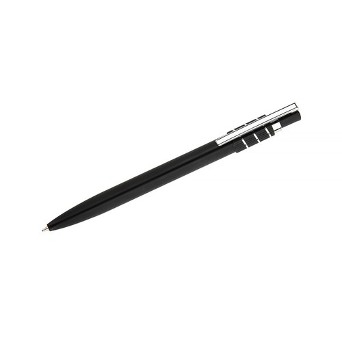 Stylo à bille aluminium personnalisable - Corps métallique double anneau