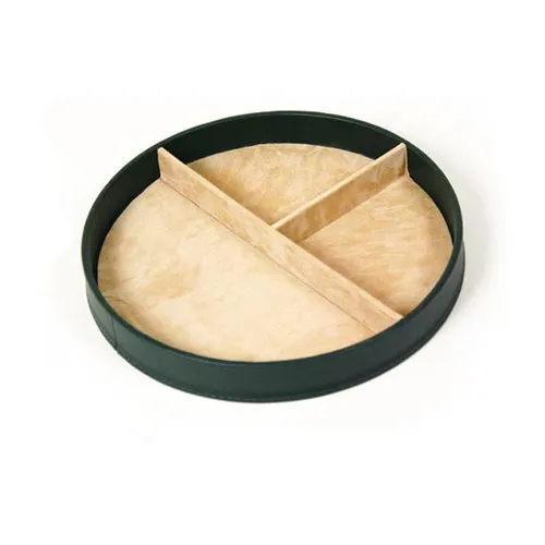 Vide-poches personnalisable simili cuir 15x15 cm