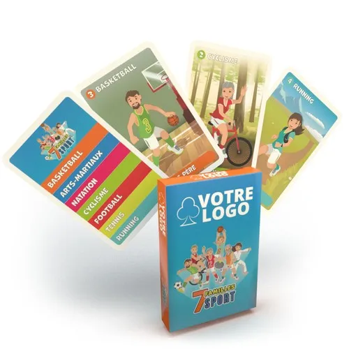 Jeu de 7 familles "Sport" 44 cartes