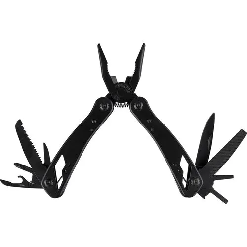 Pince Multifonction Aluminium Noir 13 Outils - Personnalisable