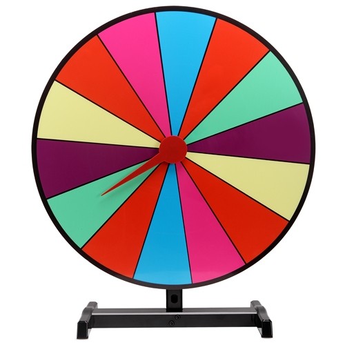 Roulette de Table Multicolore Personnalisable - Jeu Promotionnel