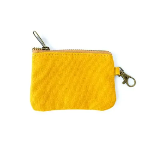 Pochette en coton personnalisable - Porte-monnaie publicitaire écologique