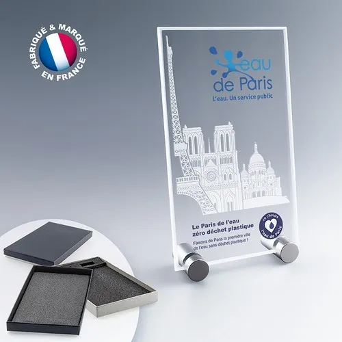 Plaque en Verre Personnalisée - Fabrication Française Express