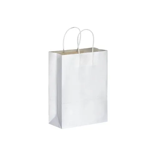 Sac papier personnalisable avec soufflet 22x29x10 cm - Sérigraphie