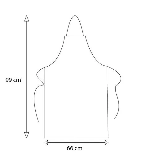 Tablier coton LUBERON 155 - Blanc