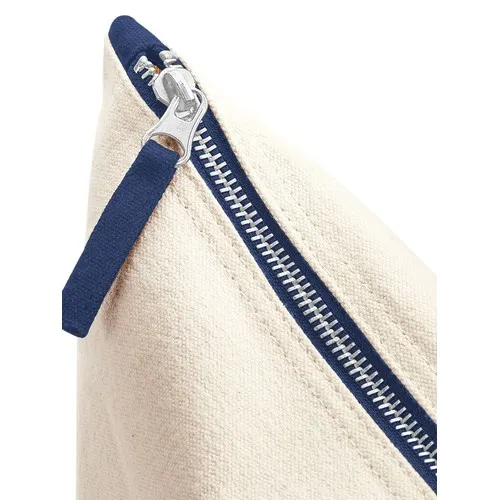 Trousse à accessoires en toile avec base colorée L