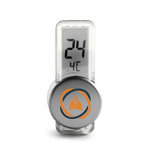 Thermomètre LCD personnalisable avec capuchon ventouse