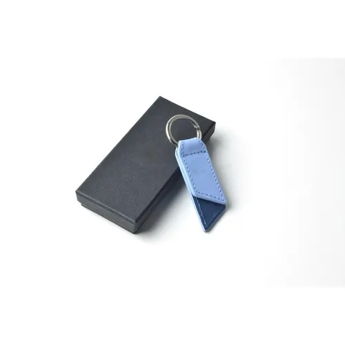 Porte-clés Cuir Véritable Personnalisable - Design Minimaliste Premium