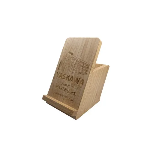 Chargeur sans fil 15W LED lumineux personnalisable avec logo