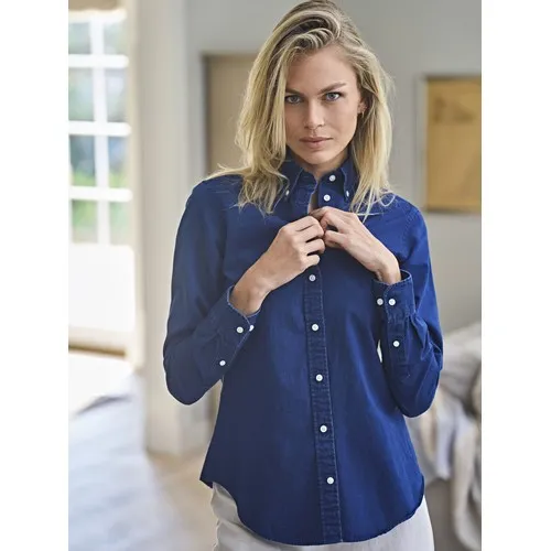 Chemise Casual En Twill Pour Femmes