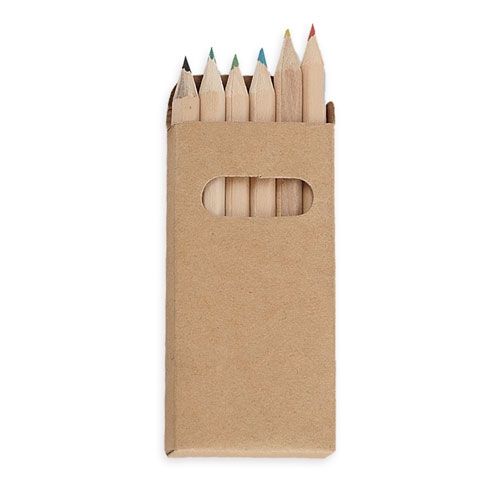 Étui de 4 Crayons de Couleur Personnalisables