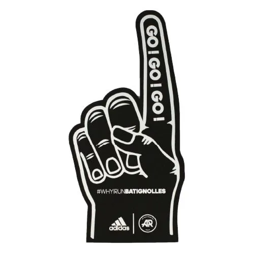 Main Supporter en Mousse Personnalisée XXL - Sur-Mesure