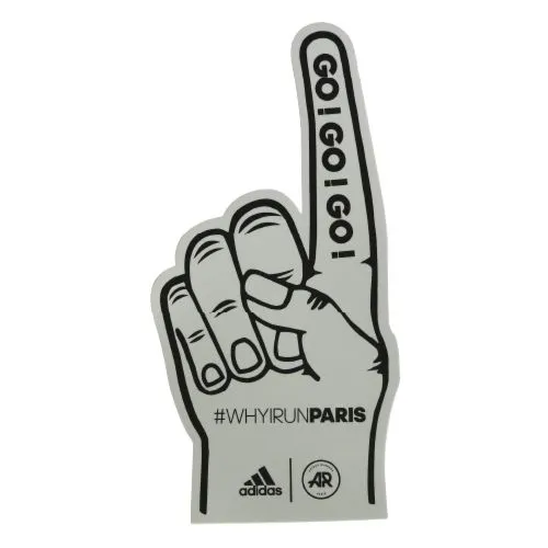 Main Supporter en Mousse Personnalisée XXL - Sur-Mesure