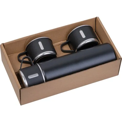 Set Bouteille Isotherme + 3 Gobelets Personnalisable 400ml