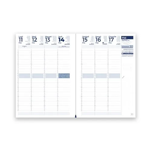 Agenda 2026 Personnalisable Format A5 - Couverture Souple Premium