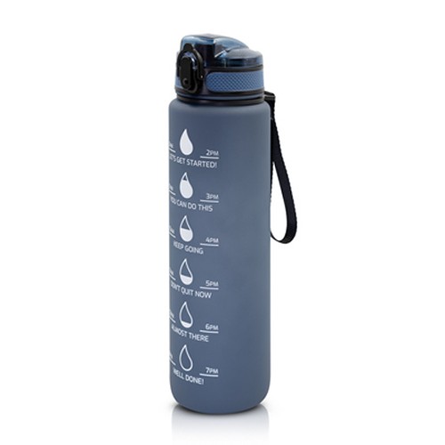 Gourde de Motivation Personnalisable 1000 ml - Échelle Graduée
