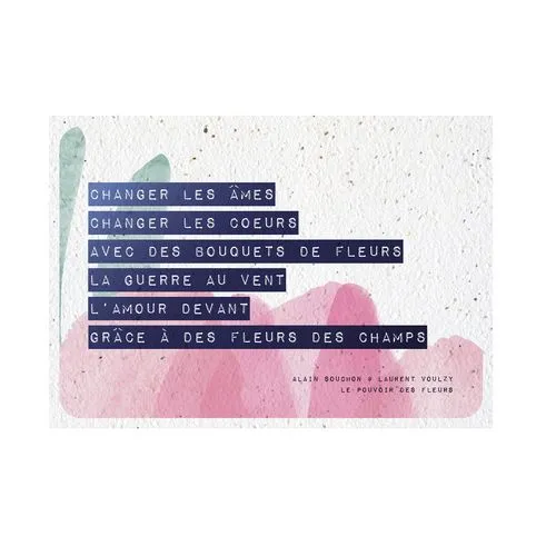 Carte à Planter Personnalisée - Communication Écoresponsable