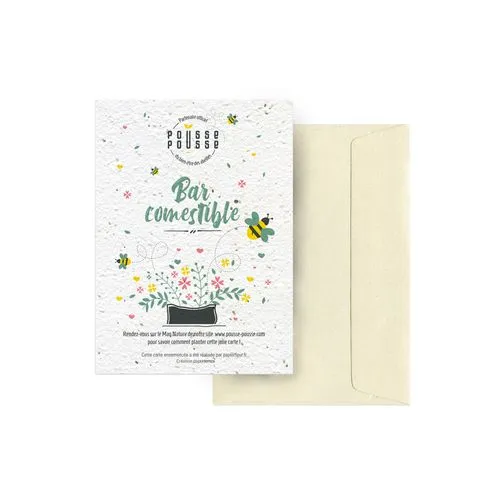 Carte à Planter Personnalisée - Communication Écoresponsable