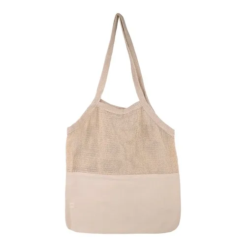 Sac Coton Écru avec Filet 140g/m² - Personnalisable par Sérigraphie