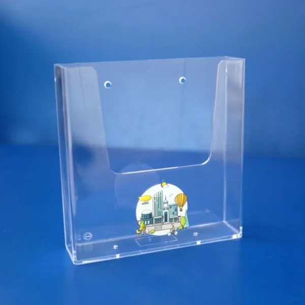 Porte brochure 1/3 A4 personnalisable par sérigraphie