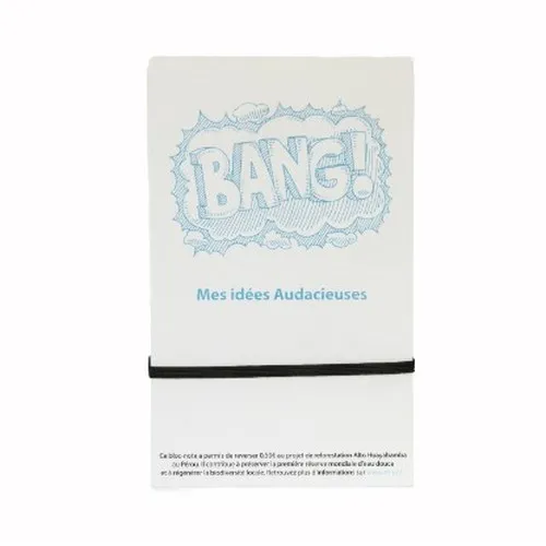 Bloc-Notes Recyclé Français 200 Pages - Fabrication Solidaire