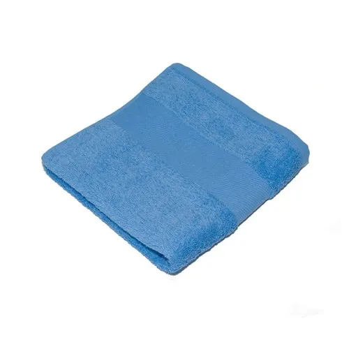Serviette Invité Coton 450g Personnalisable - Bleu Bébé