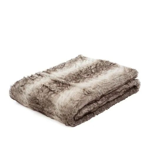 Couverture Personnalisée Brun Marbré - Sérigraphie sur Mesure