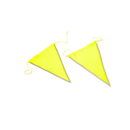 Drapeau vélo fluo personnalisable - Sécurité et visibilité