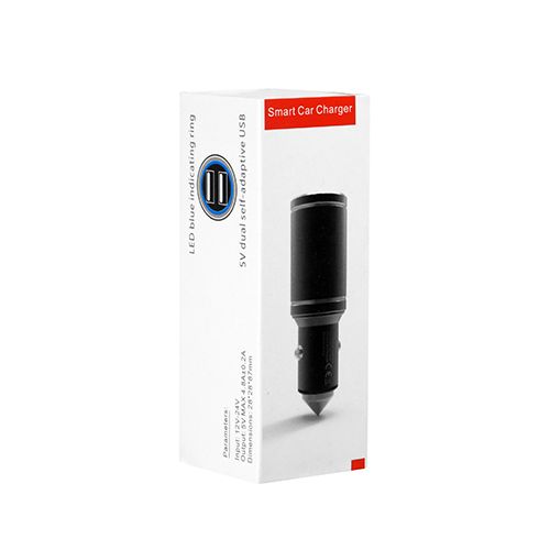 Chargeur Voiture Double USB Brise-Glace Personnalisable 4,8A