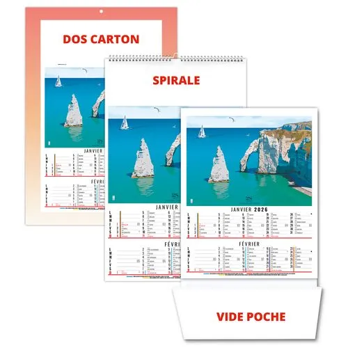 DIANE 2026 - 6 FEUILLETS - BLOC SEUL SANS MARQUAGE