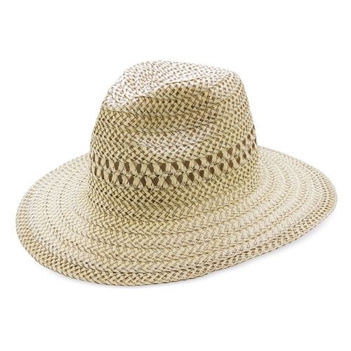Chapeau publicitaire en fibres naturelles personnalisable par sérigraphie