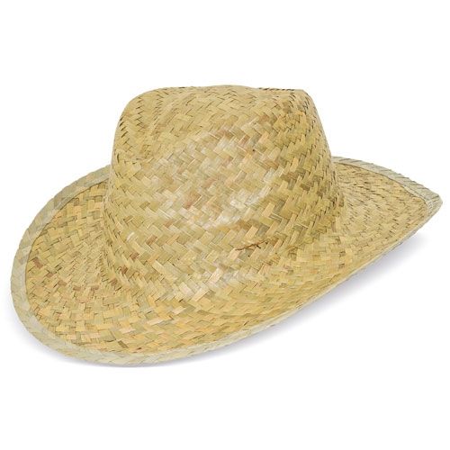 Chapeau publicitaire en fibres naturelles personnalisable par sérigraphie