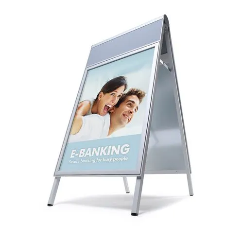 Chevalet Publicitaire A1 Premium avec Espace Logo Personnalisable