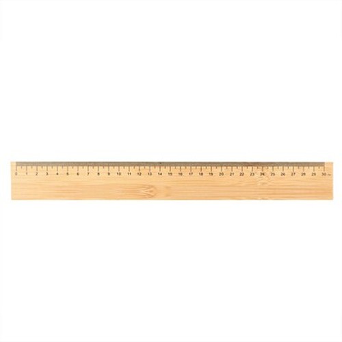 Règle 30 cm en Bambou Personnalisable - Objet Publicitaire Écologique