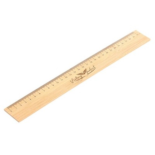 Règle 30 cm en Bambou Personnalisable - Objet Publicitaire Écologique