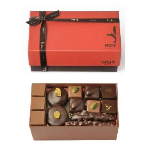 BALLOTIN 125G - 10 CHOCOLATS ASSORTIS NOIR ET LAIT