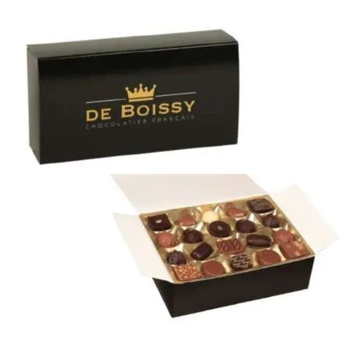 BALLOTIN 125G - 10 CHOCOLATS ASSORTIS NOIR ET LAIT