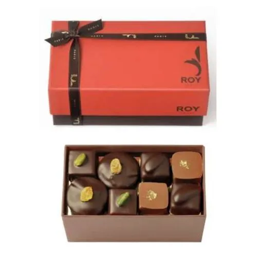 BALLOTIN 125G - 10 CHOCOLATS ASSORTIS NOIR ET LAIT