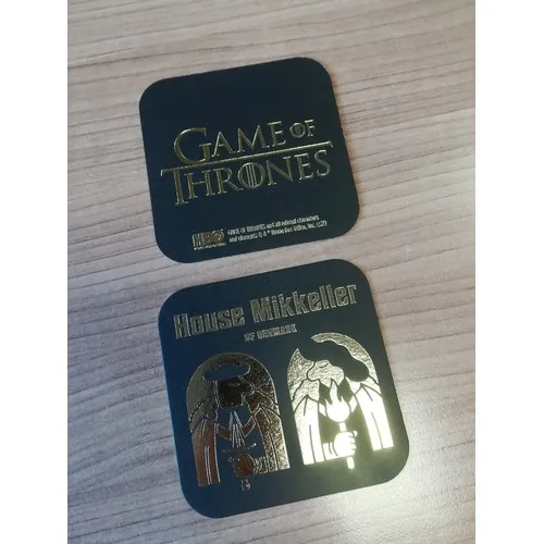 Sous-bocks personnalisés avec marquage à chaud - Toutes formes