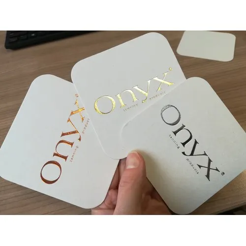 Sous-bocks personnalisés avec marquage à chaud - Toutes formes