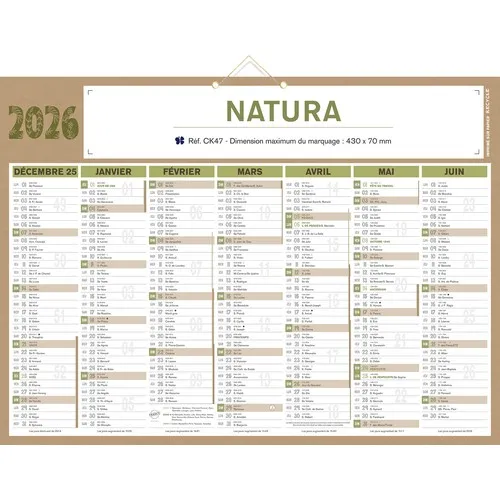 EMPLOI DU TEMPS EFFACABLE